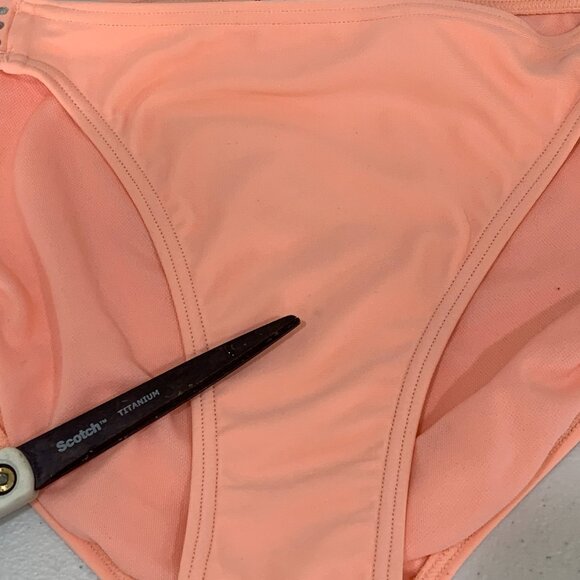 Miss Me sz Large Bikini Top & Bottom Peach Rhinestone Details - Picture 14 of 14